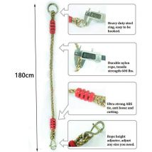 Cordes de balançoire réglables, cordes solides suspendues à un arbre de 1,8 m, parfaites pour une balançoire hamac, corde de conversion/extension de