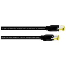 15533 RJ45 Netzwerkkabel, Patchkabel cat 5e s/utp 0.5 m Schwarz PUR-Mantel 1 St. - Cordial