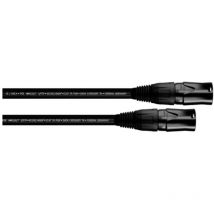 Cordial - 15591 Rj45 Netzwerkkabel, Patchkabel Cat 7a S/ftp 3.00 M Schwarz Pur-mantel 1 St.