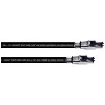 Cordial - 15611 RJ45 Câble réseau, câble patch cat 6a sf/utp 3.00 m noir gaine pur 1 pc(s)