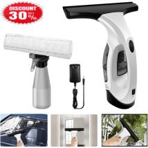 Day Plus - Cordless Window Vac Rechargeable Vacuum Cleaner Squeegee Hand-Held Lightweight