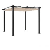Pergola en aluminium CORDOBA - Beige - 3 x 3 m