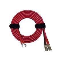 Cordon 1m50 section 2,5 mm2 pour batterie à cosses faston