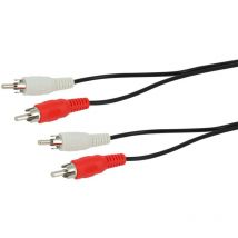 Cordon 2 RCA mâle/mâle 1,50 mètre - FUJIONKYO - 424705