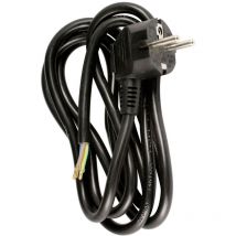 Zenitech - Cordon d'alimentation avec prise 16A 3G1,5 2m Noir