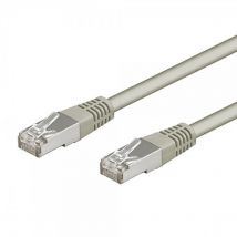 Cordon Cat 6 RJ45 f/utp - 0.3m Gris