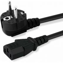 Cordon d'alimentation, Norme ue 250V 10A, 1.2M, Câ,ble d'alimentation Secteur à, Prise Angulaire pour Imprimante, Micro-Ondes, Four, etc.