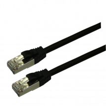 Cordon de brassage RJ45 cat 6 f/utp - 2m Noir