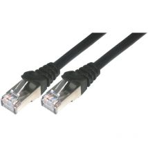 Cordon de brassage RJ45 cat 6 f/utp - 50cm Noir