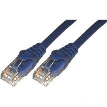 Cordon de brassage RJ45 cat 6 u/utp - 50cm Bleu