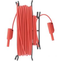 Metrel - a 1640 Cordon de mesure de sécurité banane mâle 4 mm banane mâle 4 mm 20 m rouge 1 pc(s) S285082