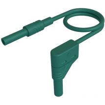 Sks Hirschmann - mal s wg-b 100/2,5 gn Cordon de mesure de sécurité fiche de sécurité 4 mm fiche de sécurité 4 mm 100 cm