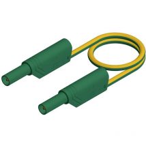 Mls ws 100/2,5 ge/gn Cordon de mesure de sécurité Banane mâle 4 mm Banane mâle 4 mm 1.00 m jaune 1 pc(s) - Sks Hirschmann