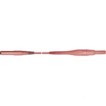 Stäubli XSMS-419 Cordon de mesure de sécurité Banane mâle 4 mm Banane mâle 4 mm 1.00 m rouge 1 pc(s)
