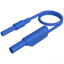 Sks Hirschmann - mal s ws-b 25/2,5 bl Cordon de mesure de sécurité prise de sécurité 4 mm prise de sécurité 4 mm, empilab