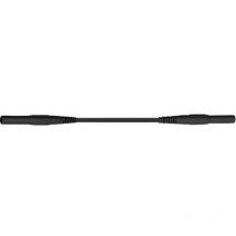 Stäubli - XMF-419 Cordon de mesure de sécurité Banane mâle 4 mm Banane mâle 4 mm 1.00 m noir 1 pc(s)