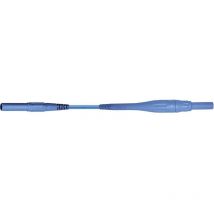 Stäubli XSMS-419 Cordon de mesure de sécurité Banane mâle 4 mm Banane mâle 4 mm 1.00 m bleu 1 pc(s)