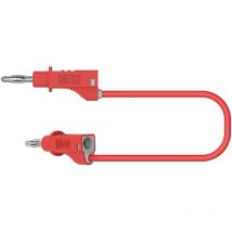2110-CD1-50R Cordon de mesure banane mâle banane mâle 50 cm rouge 1 pc(s) D357712 - Electro Pjp
