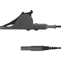 Schützinger - kml 7852 Au / sak / 150 / sw Cordon de mesure mâle 4 mm Pince Kelvin noir 1 pc(s) Y369232