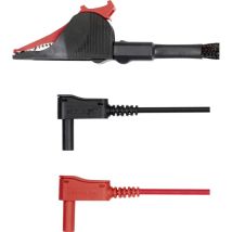 Schützinger - kwml 7420 / sak / 1 / 150 Cordon de mesure mâle 4 mm Pince Kelvin noir/rouge 1 pc(s)
