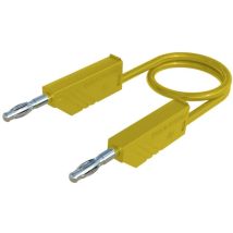 Sks Hirschmann - co mln 200/1 Cordon de mesure Banane mâle 4 mm Banane mâle 4 mm 2.00 m jaune 1 pc(s)