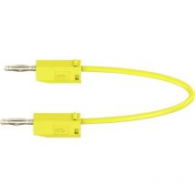 LK205 Cordon de mesure Banane mâle 2 mm Banane mâle 2 mm 0.60 m jaune 1 pc(s) - Stäubli