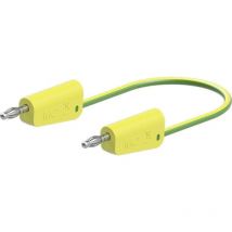 LK-4N-F10 Cordon de mesure 75 cm jaune, vert 1 pc(s) D661142 - Stäubli
