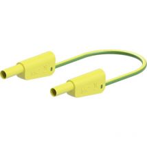 SLK-4N-S10 Cordon de mesure 25 cm jaune, vert 1 pc(s) D660412 - Stäubli