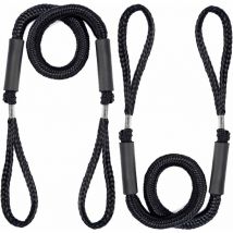 Cordon Elastique Amarre Cordon Bateau Corde d'amarrage Sangle de Mouillage Corde Élastique Amarre pour Bateau Accessoires 2 pièces