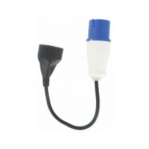 Cordon adaptateur pour borne de camping Dhome Mâle ue - Femelle 16A
