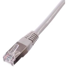 Câble RJ45 Cat 6A FTP PVC 5m – Electricité et domotique – Longueur, Section, Nombre de brins, Matières, Tension électrique, Type de prise