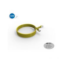 Socamont - Cordon RJ45 cat 6 surmoulé futp 100 Ohms lsoh, Longueur : 2 m, Couleur : jaune (2035J)