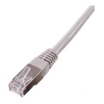 Cordon Rj45 Cat 6A 100 Ohms Blinde Sftp Gris 5 Metres