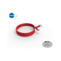 Socamont - Cordon RJ45 CAT6A sftp 100 ohms lsoh, Couleur : Rouge, Longueur : 2m (2215R)