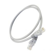 Cordon RJ45 mâle / mâle cat. 6A 0.5 mètre