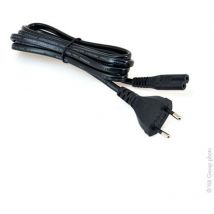 Cordon secteur K7 1.80 mètres 2 broches prise eu - Mascot