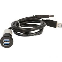 Schlegel - Cordon usb 3.0 RRJ2USB3SW 60 cm usb 3.0 RRJ2USB3SW noir 0.60 m