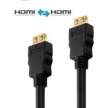 Purelink - PI1000-015 Câble de Connexion hdmi Haute Vitesse (4K UltraHD (2160p), Ethernet),HDMI-A Mâle - Mâle Certifié, 1,50m, Noir