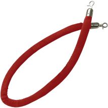 Cordon rosso in velluto per pali guida