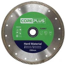 CorePlus CORDBHM230 HM230 Hard Material Turbo Diamond Blade 230mm CORDBHM230