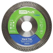 Coreplus - HT105 Hard Tile Turbo Diamond Blade 105mm - CORDBHT105