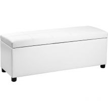 [corium] - Corium divan ottoman (119 x 38 x 45 cm)(blanc) banquette coussins banc tabouret tabouret de lit coffre banc - blanc