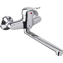 Rubinetto da cucina Cornat P6 – Design elegante e funzionale – Altezza 20cm, Finitura metallica – Miscelatore monocomando per lavelli
