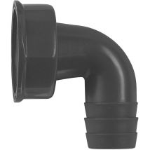 Cornat Rezyklat Schlauchanschluss - 90° Abzweig - 1 Zoll ig - ø 21 mm - 23 mm - Hergestellt aus recycelten Kunststoffen, Winkel-Maschinenanschluss,