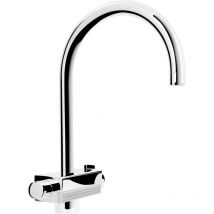 Spültischarmatur Louisa mit Softdusche verchromt Wasserhahn Küchenarmatur - Cornat