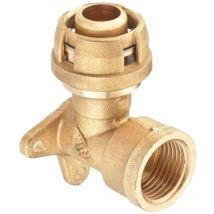 Steck-Wandscheibe komplett ø 16 mm 1/2 ig Messing Heizkörperventile - Cornat