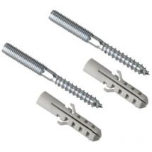 Cornat - Stockschrauben Inkl. Dübel M8 X 120 Mm, 2 Stück Installationsmaterial