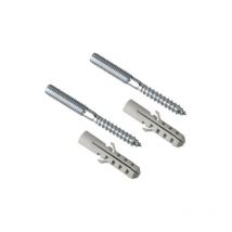 Cornat - Stockschrauben inkl. Dübel M8 x 80 mm, 2 Stück Installationsmaterial