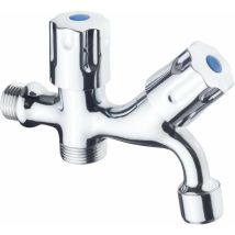 TEC304904, Rubinetto combinato per lavatrice, Cromato - Cornat