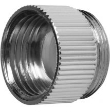 TEC386306 Adattatore M22x1ETx1/2IT Ottone Cromo, Argento, M22 x 1 Aussengewinde x 1/2 Zoll Innengewinde - Cornat